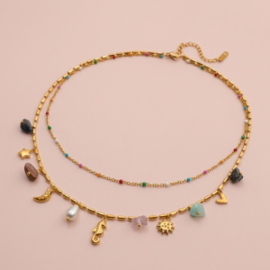 Conjunto colar praia